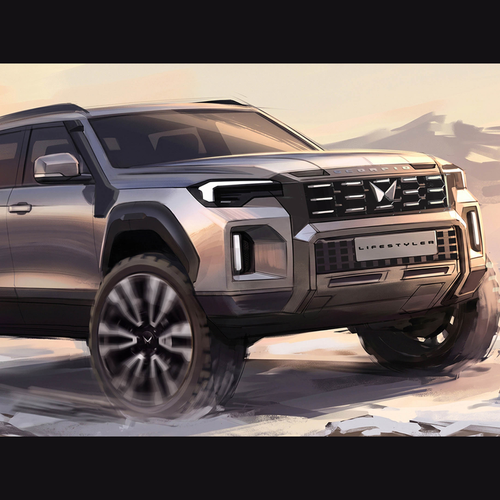 2027 Mahindra Motors Scorpio Lifestyler Sketches